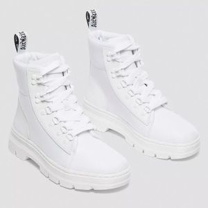 Dr. Martens COMBS WOMEN'S POLY CASUAL BOOTS US6 eu37 white